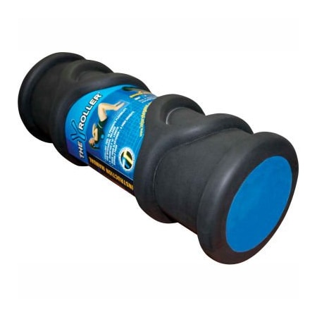 Fabrication Enterprises Pro-Tec Y Foam Roller, 6" Dia. x 15"L, Black 30-2380